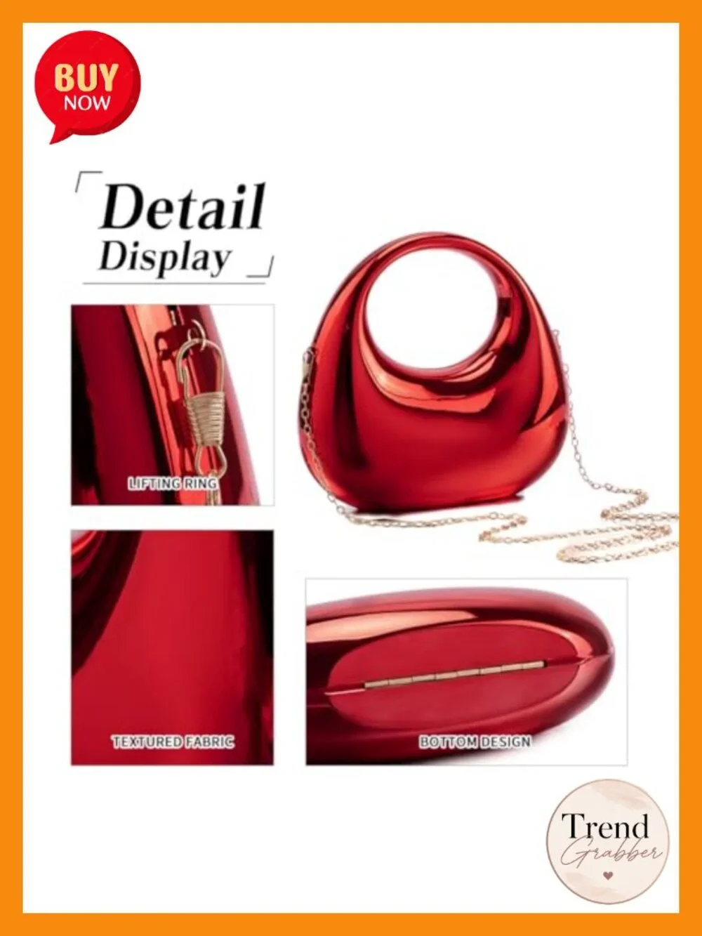 Acrylic Clutch Purse Evening Bag Crossbody Handbag Wedding Party